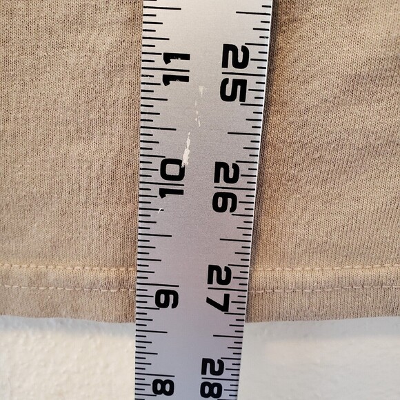 US Marine Corps T-Shirt Semper Fidelis Cream Front And Back Print Seal Size S - Picture 11 of 12